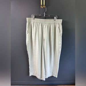 Madewell The Petite Carley Wide-Leg Pant in Softdrape in Size PXXL